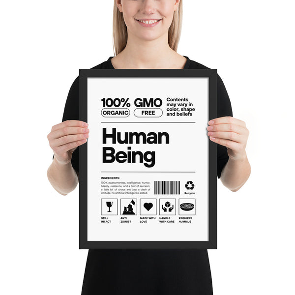 Human Being Framed