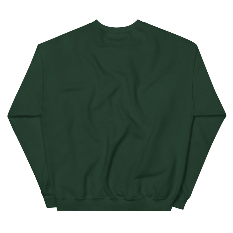 Cedar Trees Don't Break Crew Forest Green back