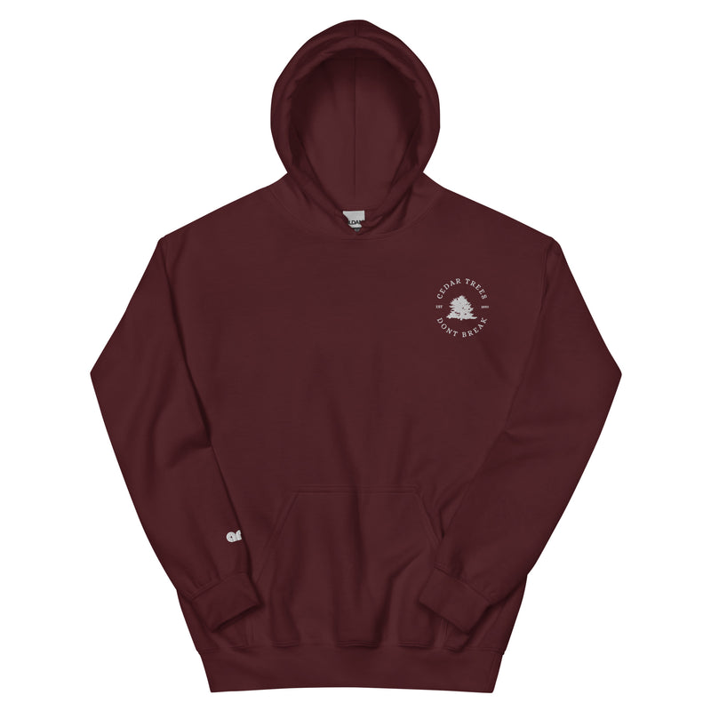 Cedar Trees Don't Break Maroon front