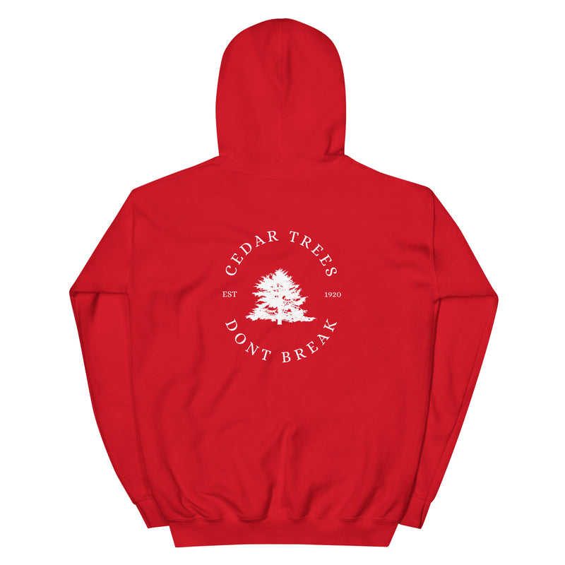 Cedar Trees Don't Break Red back