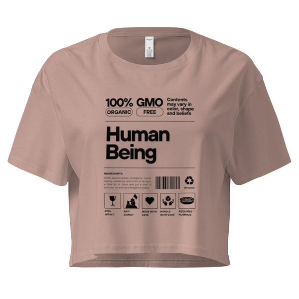 Human Being Crop Top