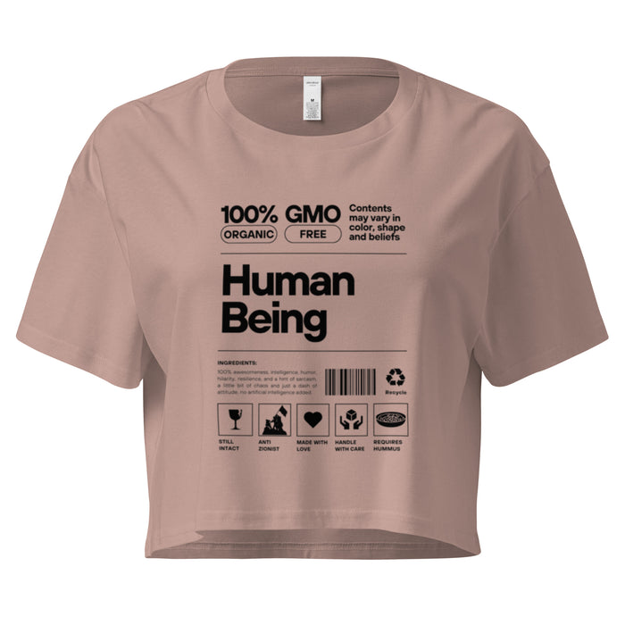 Human Being Crop Top