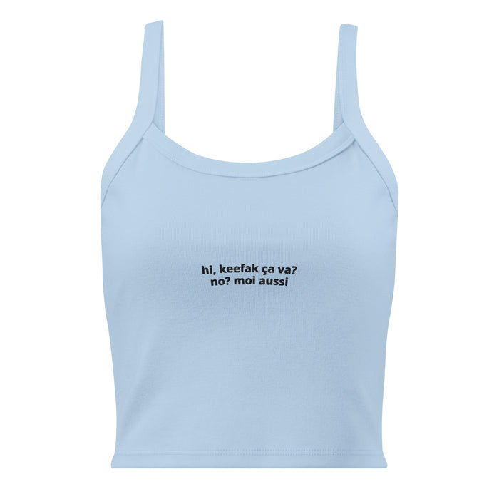 hi keefak with a twist tank (light colors)