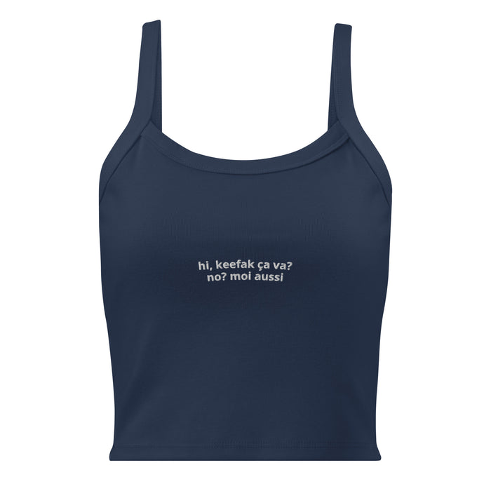 hi keefak with a twist tank (dark colors)